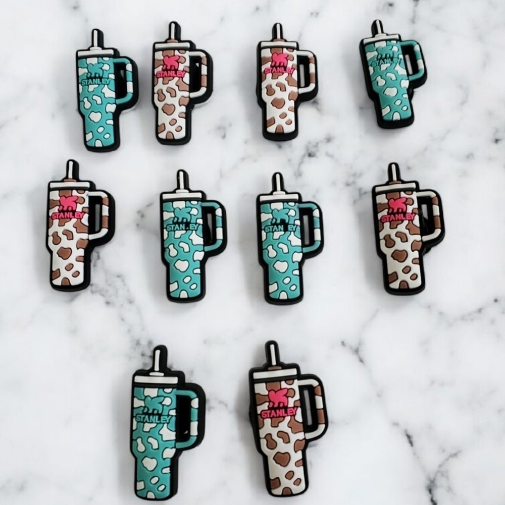Stanley Cup Croc Charms | Tumbler Shoe Charms | Cute Drink Cup Accessories